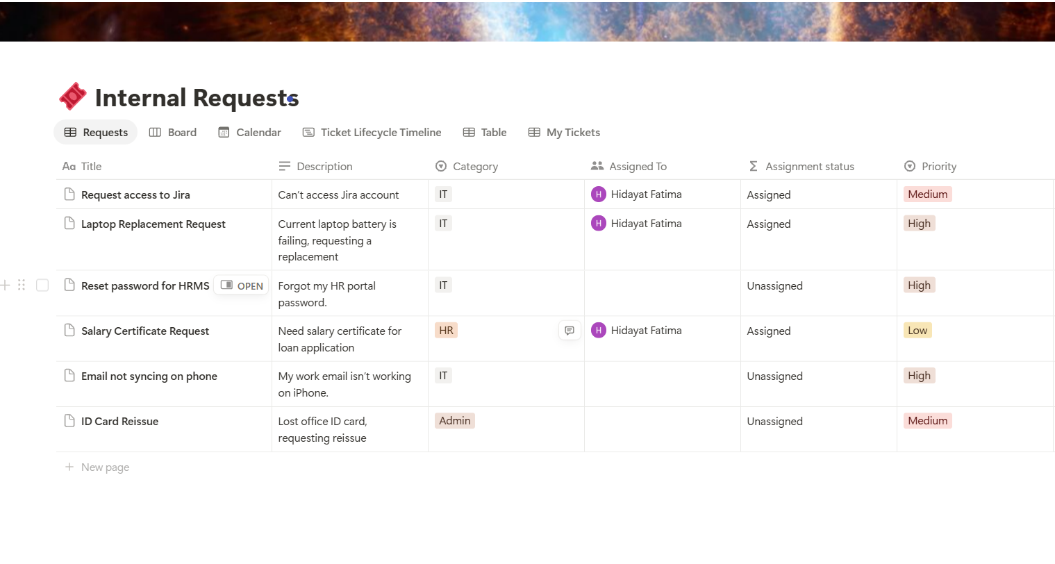 Notion plan linked to tasks via integrations